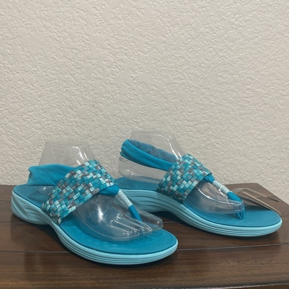 Vionic Serene Tia Backstrap Sandals Teal Size 11 - Picture 2 of 8